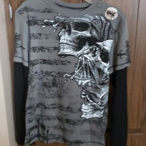 Long sleeve thermal sleeve t shirt